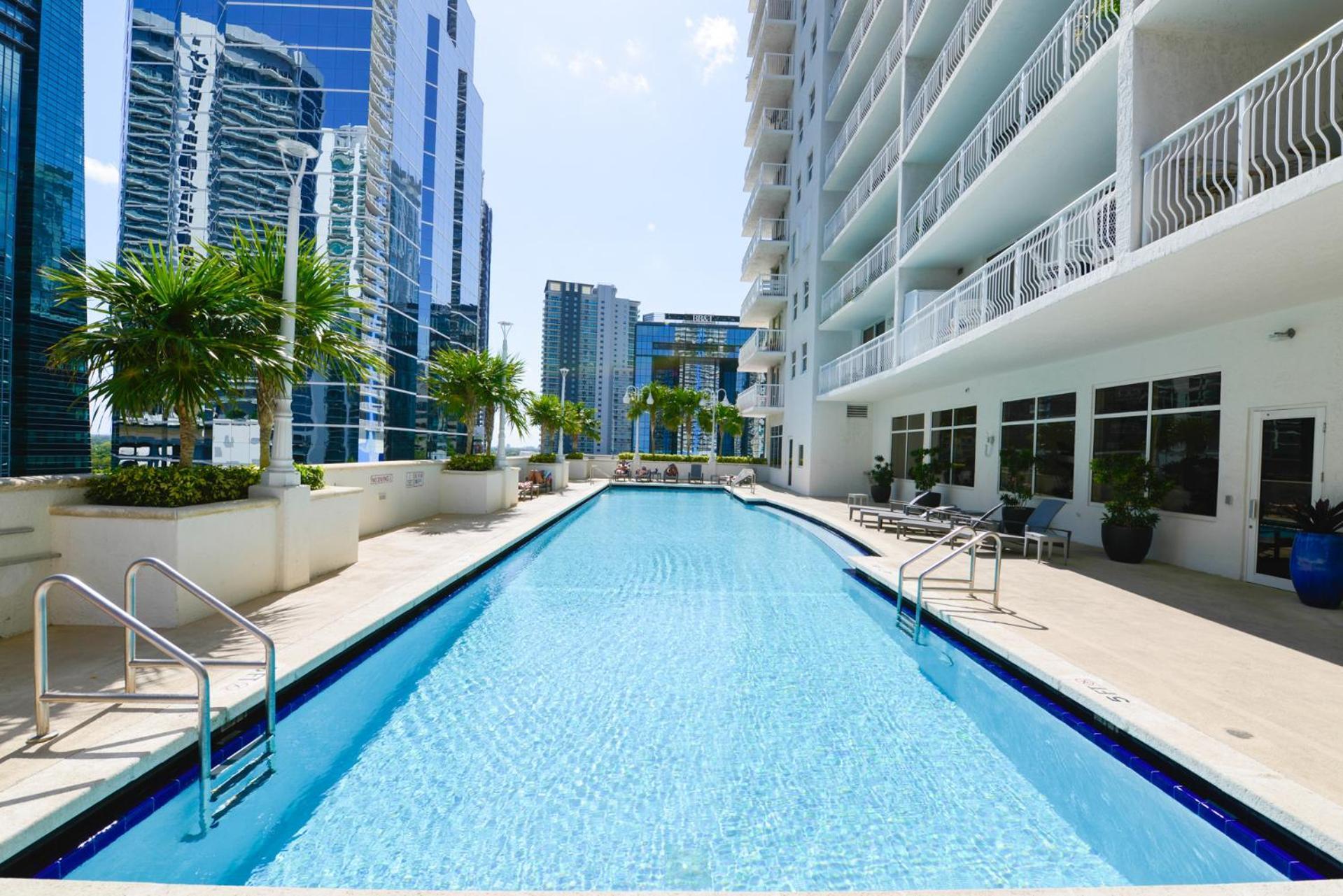 Wonderful Condo In The Heart Of Brickell With Pool Miami Exterior photo